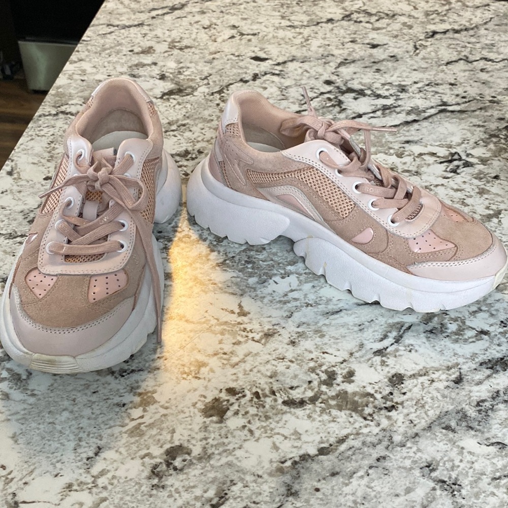 Maje pink sneakers with large sole size 39
